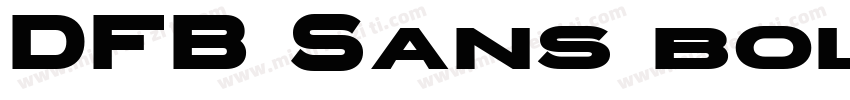 DFB Sans bold字体转换